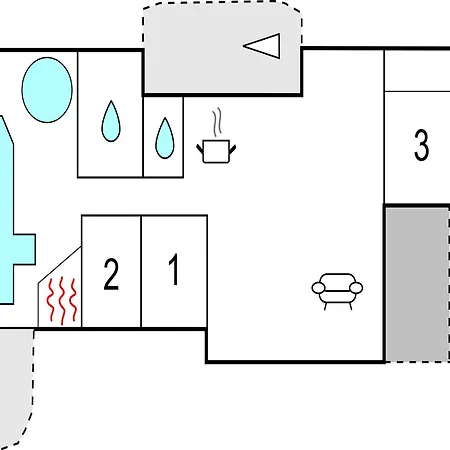 בית נופש 3 Bedroom Lovely In *